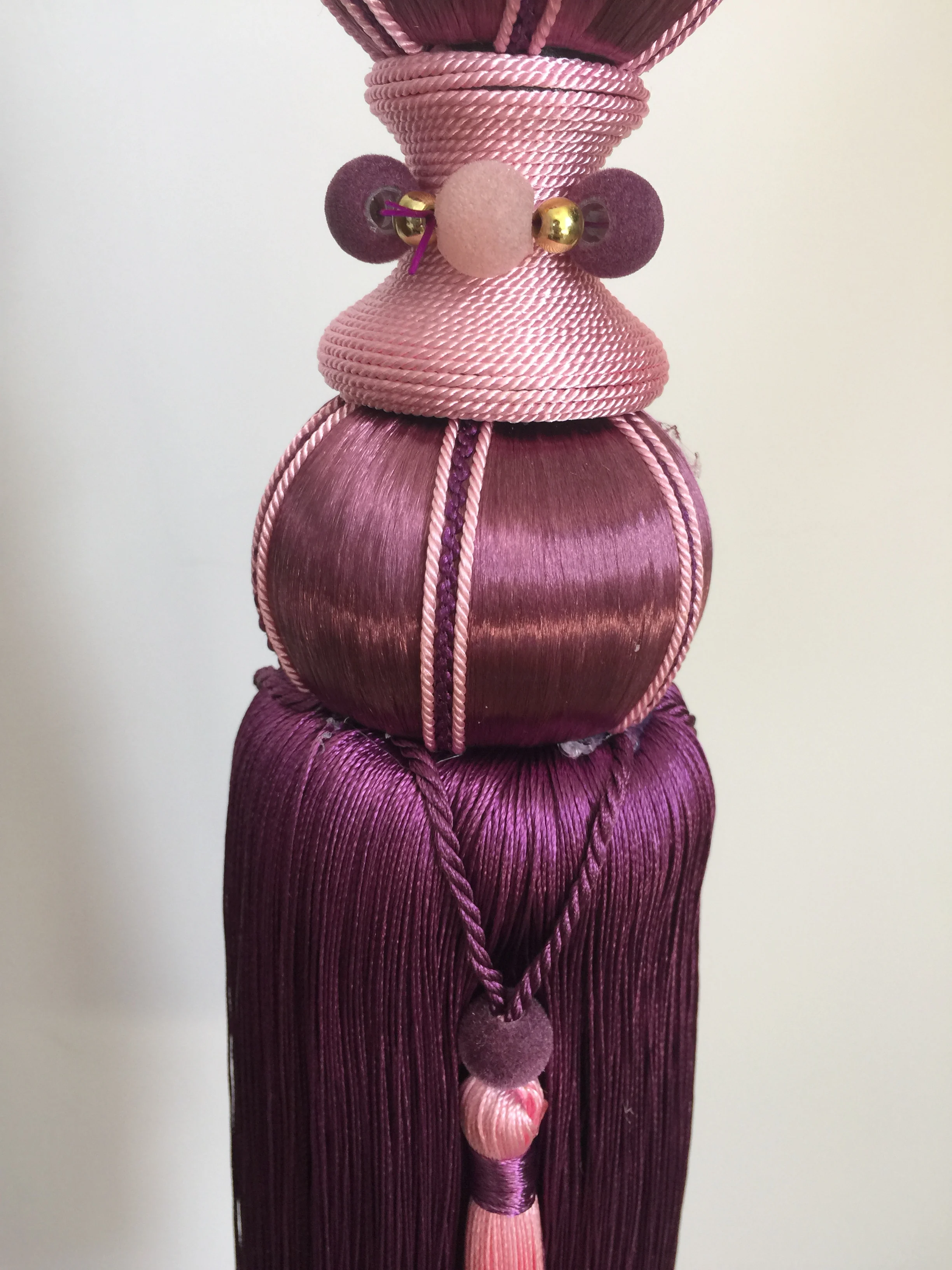 
polyester tassel acrylic bead tassel decoration tassel for curtain 