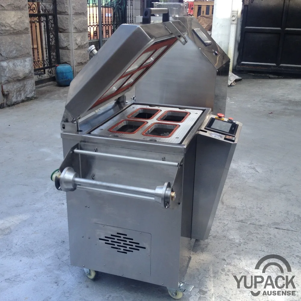 YUPACK tray vacuum sealing machine ,tray vacuum packaging machine