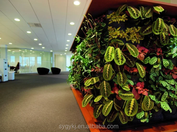 
Garden Decoration UV Proof Plastic Artificial Hedge Artificial GreenWall 