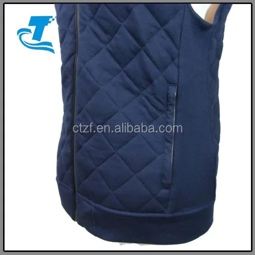 
OEM new design breathable autumn men quilted golf vest 