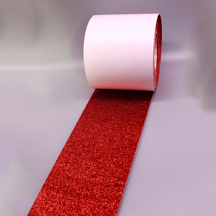 Wholesale Factory Supply Multicolored Crafts Book Glitter foam paper Adhesive tape roll