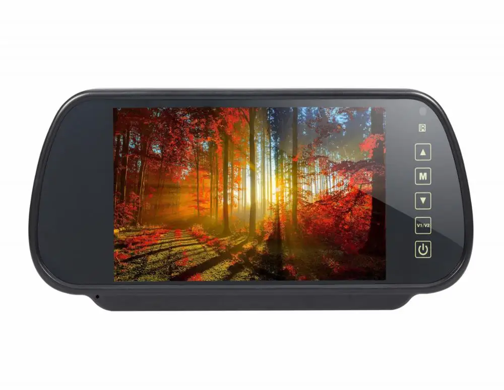 Car rear view mirror monitor 7 inch