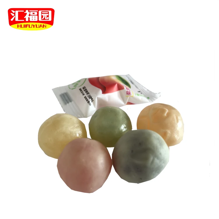 
Coating soft center filled chewing candy 