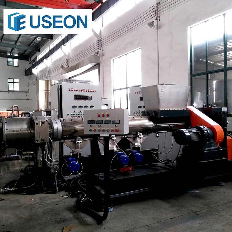 Гарантия качества один винт PP/полиэтиленовой ПЭТ гранулы делая машину сторона подачи экструдер