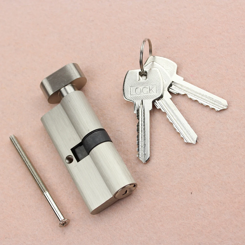 Supply all kinds of european profile cylinder lock with three piece key