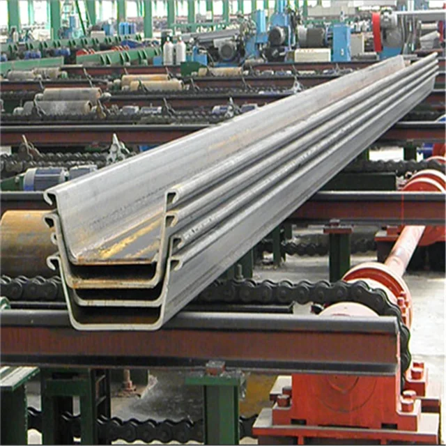 
China supplier high strength Q235B 400*175 u type steel sheet pile for cofferdam 