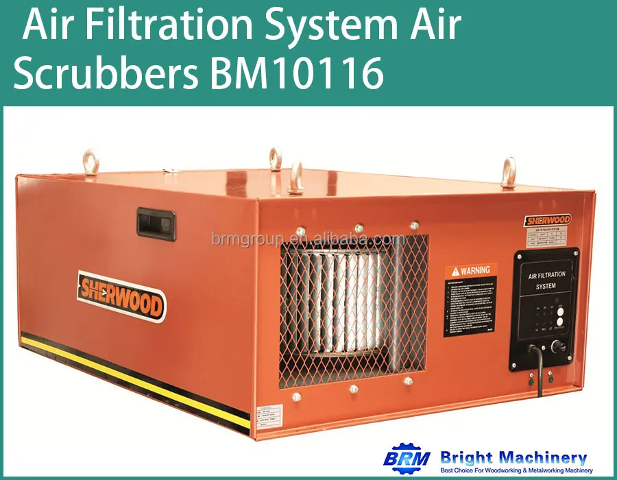 Air Filtration System Scrubber Air Scrubbers Woodworking Filter Machine BM10116