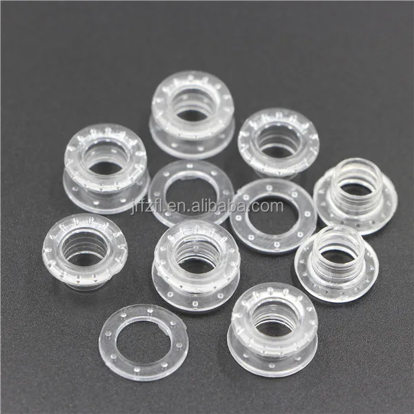 Clear Plastic Grommet Curtain Eyelet Ring Manufacture