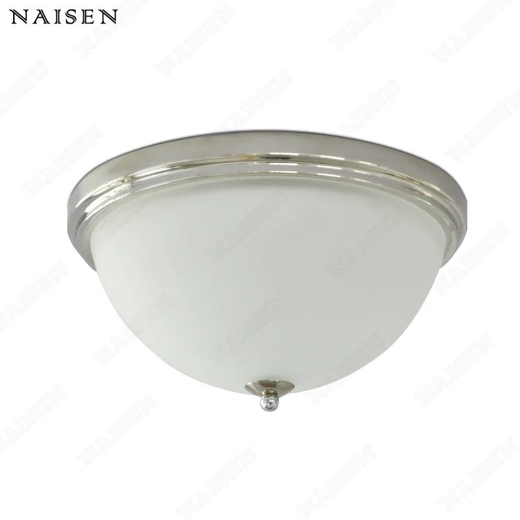 Hotel room lamp indoor LED ceiling glass light kitchen lamps for dining room chrome color  ceiling lamp