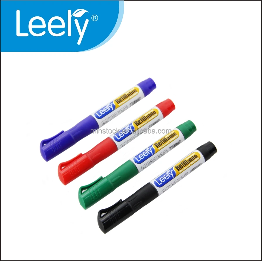 Colorful Refillable Glass Board Marker Pen