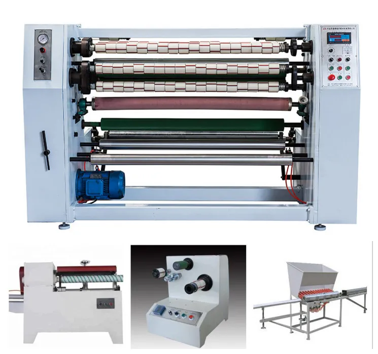 
Aluminum foil plastic film small label bopp tape mini thermal paper jumbo roll automatic slitting machine for sale price 