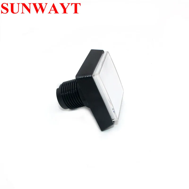 51*51mm 12V Big Square Illuminated Push Button reset Switch Arcade game machine led touch push button switches
