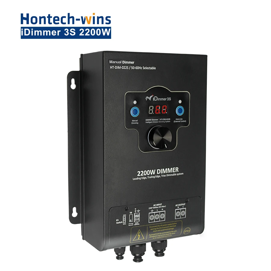 Hot sale automatic chicken farm lighting dimming system with 3000W dimmer T12 dimmable IP68 tube waterproof in poultry farm