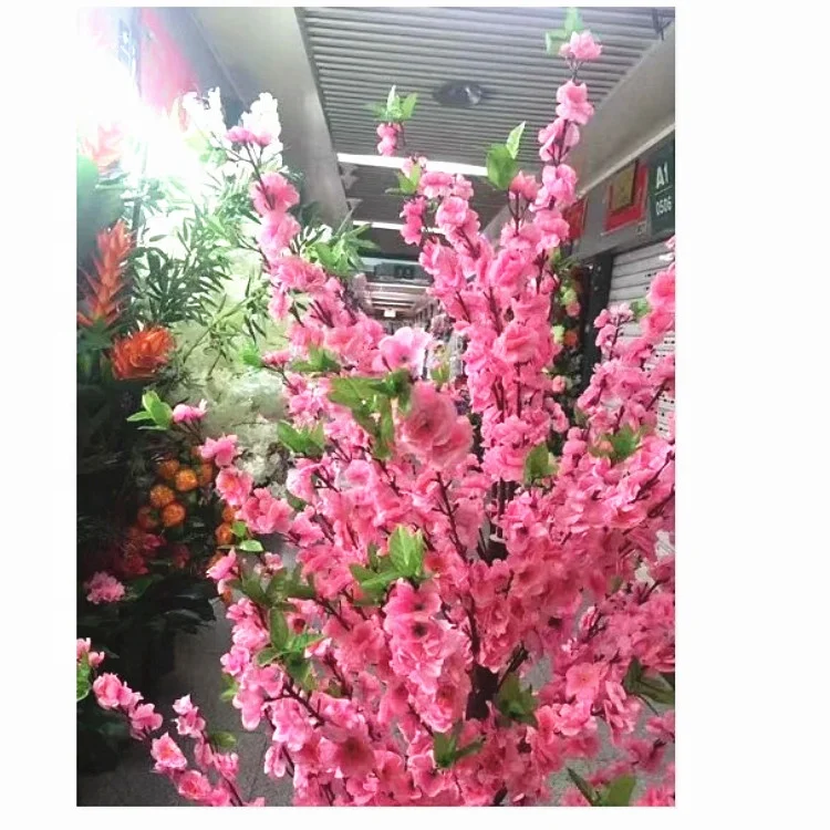 Chinese Supplier Artificial Peach Blossom Tree For Wedding Decoration