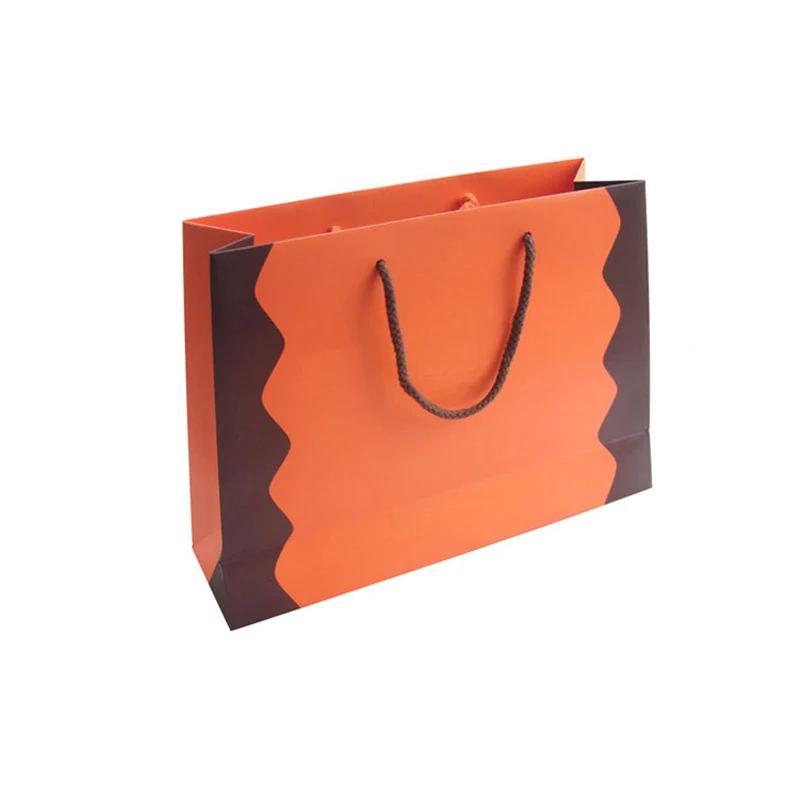Luxury Rope Handle OEM Decorative Coloured Personalised Goody Paper Bags with Your Own Logo