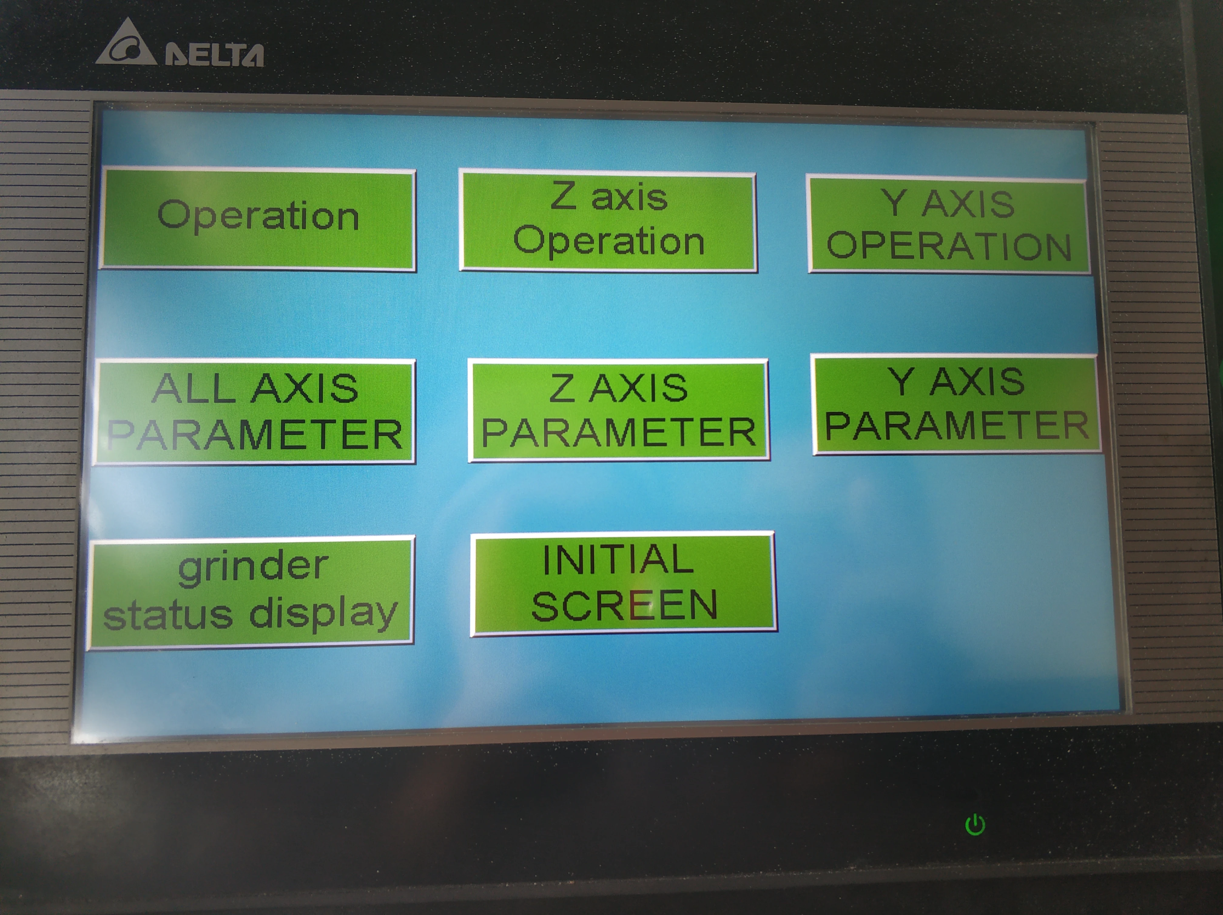 Automatic surface grinder with two-axis Delta PLC MYK1224