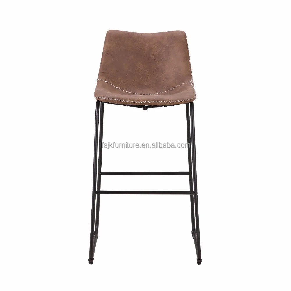  Винтажные барные стулья из искусственной кожи с обивкой