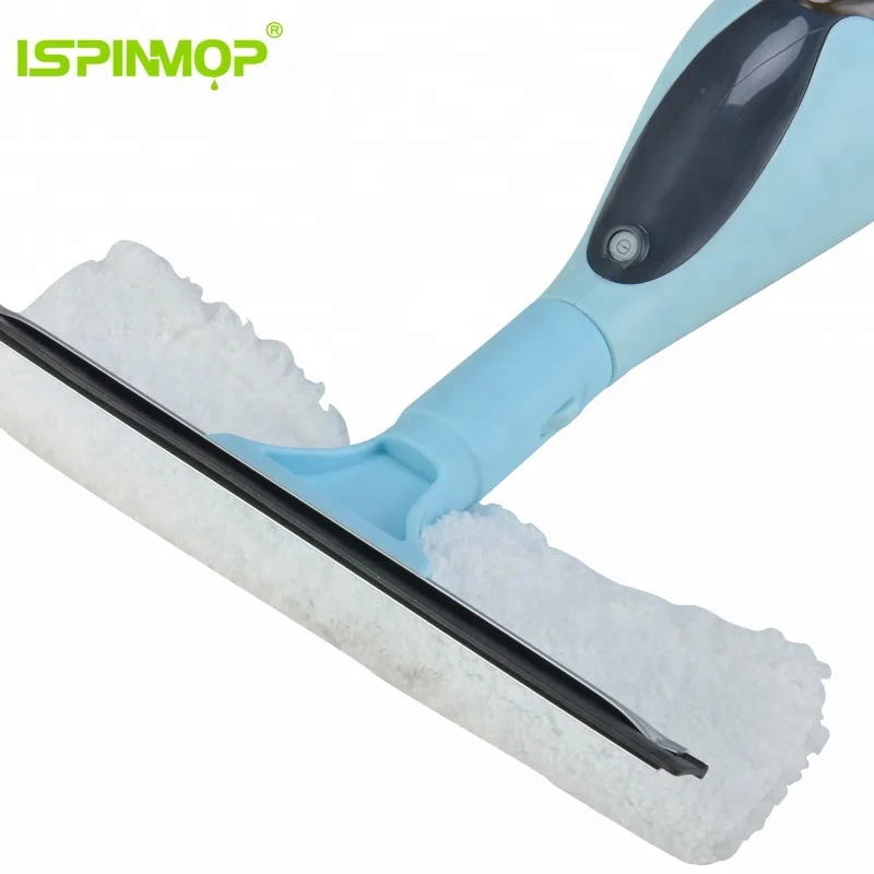 2018 ISPRAYMOP new smart healthy floor easy cleaning spray mop with window cleaner and round microfiber head