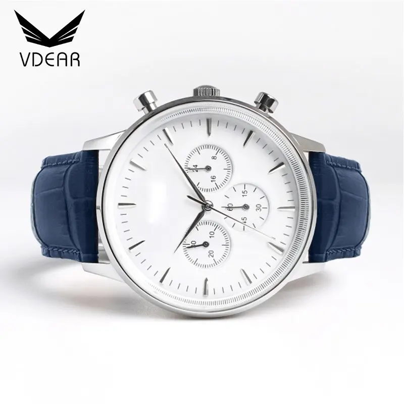 Водонепроницаемые часы 3 АТМ из нержавеющей стали Брендовые Часы chronos с хронографом