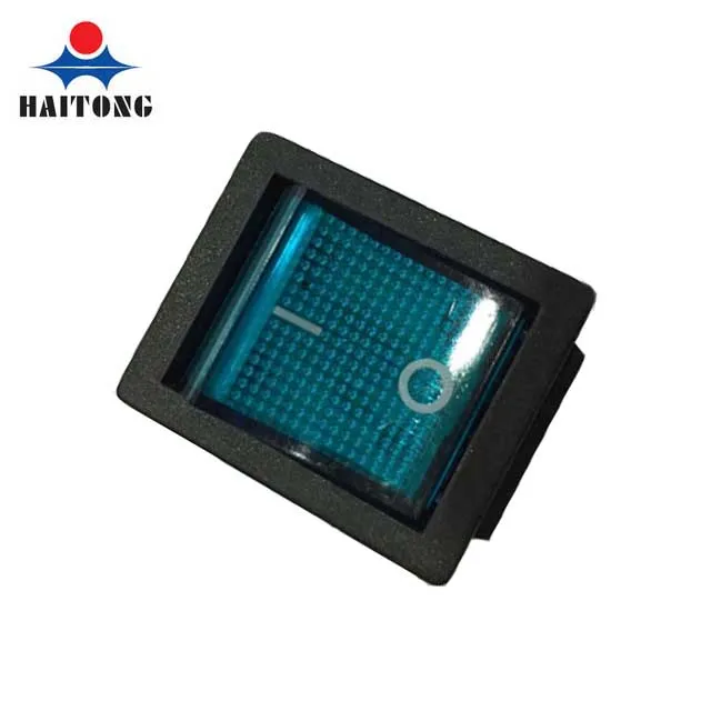 KCD4 250V16A/125V 20A водонепроницаемый 4PIN вкл. Электрический тумблер t125 с голубой лампой