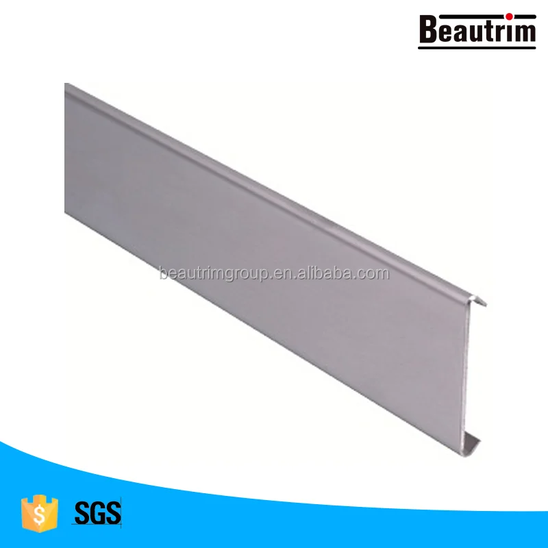 brush silver kitchen metal aluminum plinth