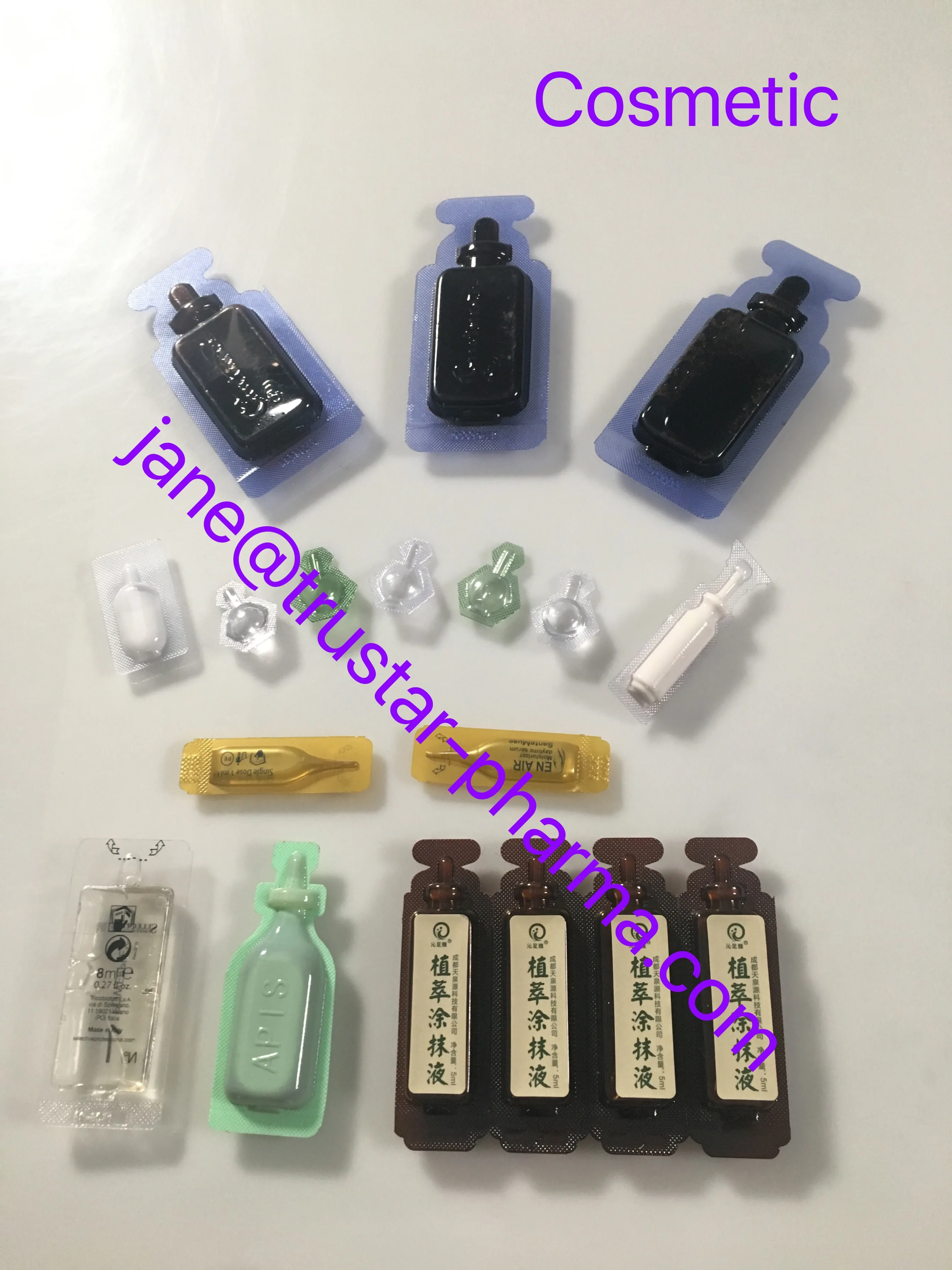 New Pharmaceutical Perfume Liquid Oil Plastic  Ampoule Forming Filling And Sealing Machine