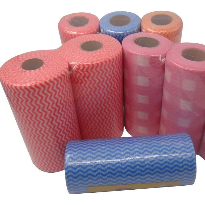 
all purpose polyester/viscose chemical bonded nonwoven cleaning wipes, industrial wiping cloth,home cleaning wipes 
