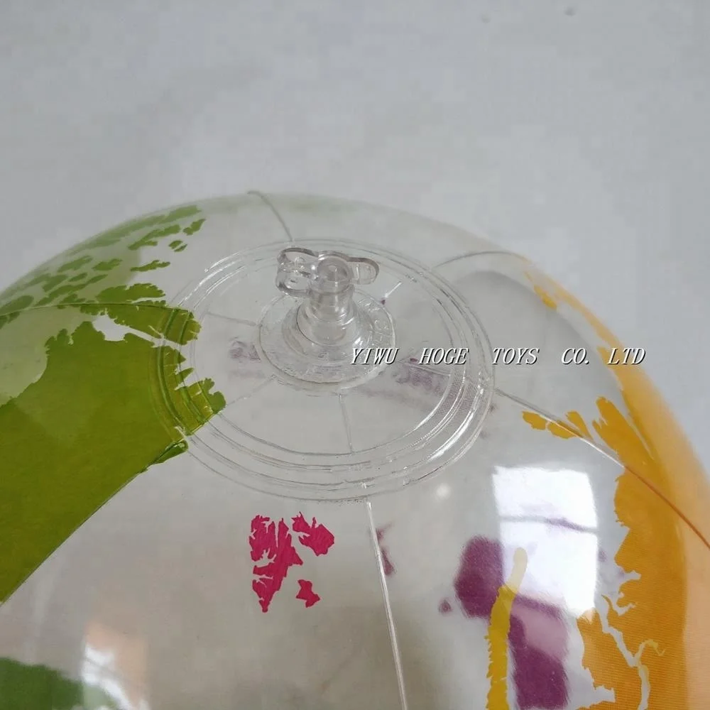 HOGE Inflatable World Map Beach Ball