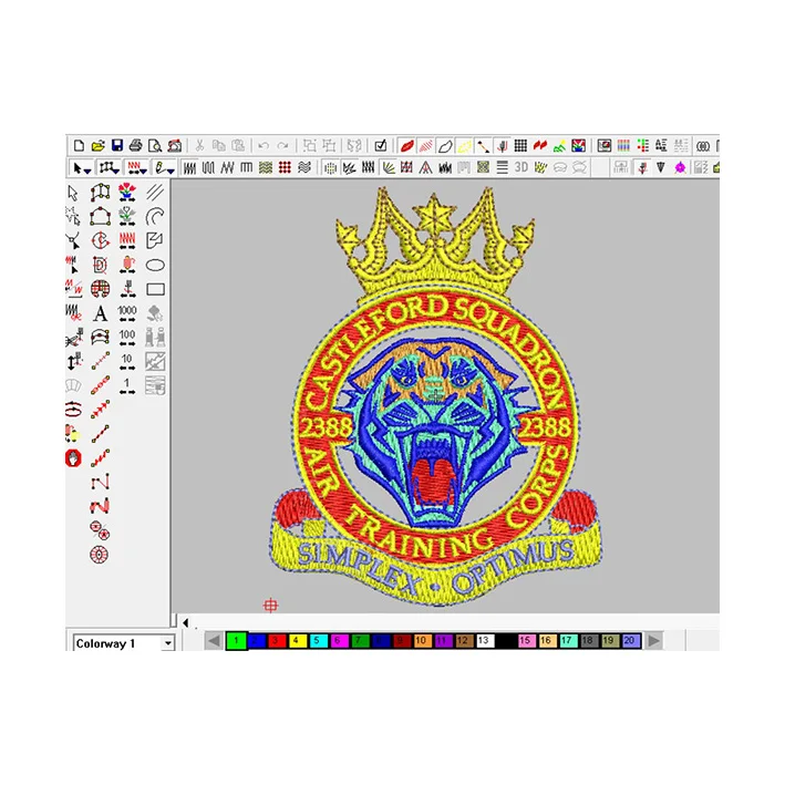 
High-quality Self-adhesive Embroidery Designs Unique Patches Custom Design Pattern Embroidered Patch 