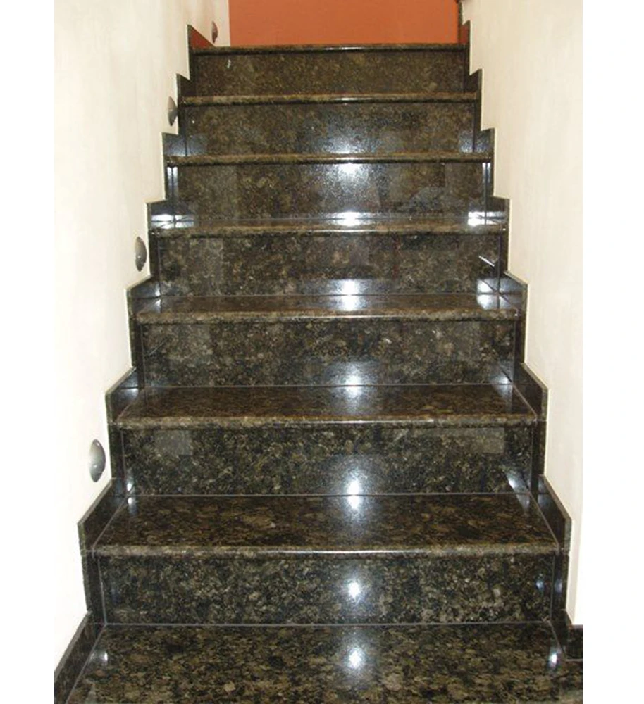 
Black granite stairs steps / granite stairs design 