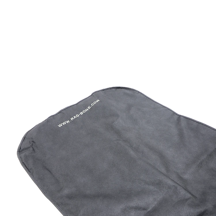 
Manufacturing Non Woven Suit Cover with Zipper Eco-friendly Odorless Fabric Garment Bags 