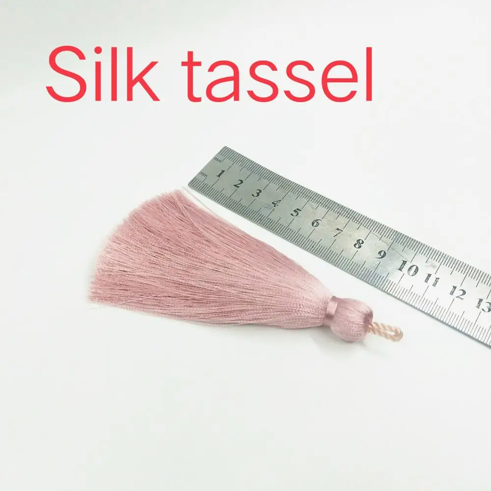 wholesale beautiful Decorative tassel with hook for zipper