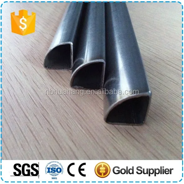 SUS 304 Polish Manufacturer/Welded Stainless Steel Pipe Fan Shaped Pipe
