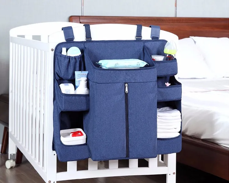 
Multifunctional Nursery Diaper Hanging Organizer diaper caddy and nursery organizer For Baby Crib Cradle Infanette 
