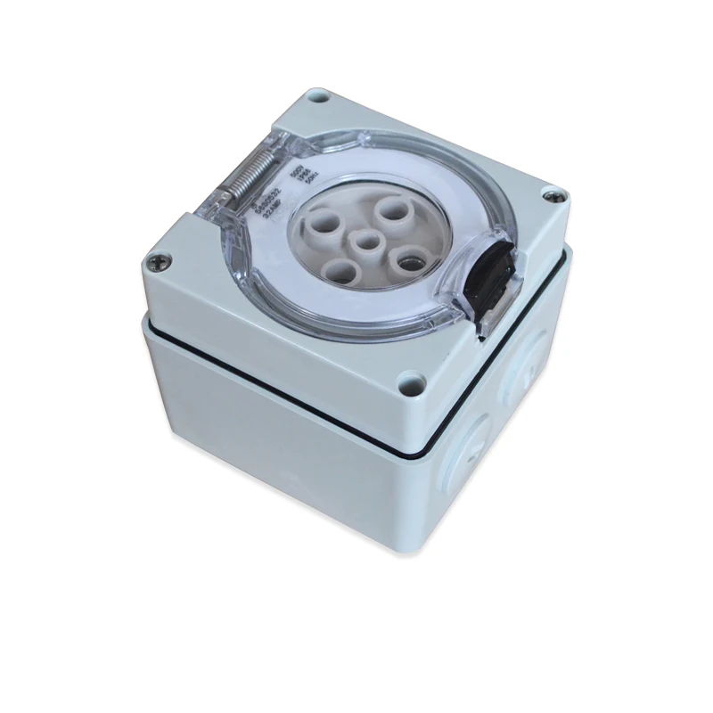 Australia Standard 5 Pins 500V 32A Industrial 3 Phase Male Female Plug Socket