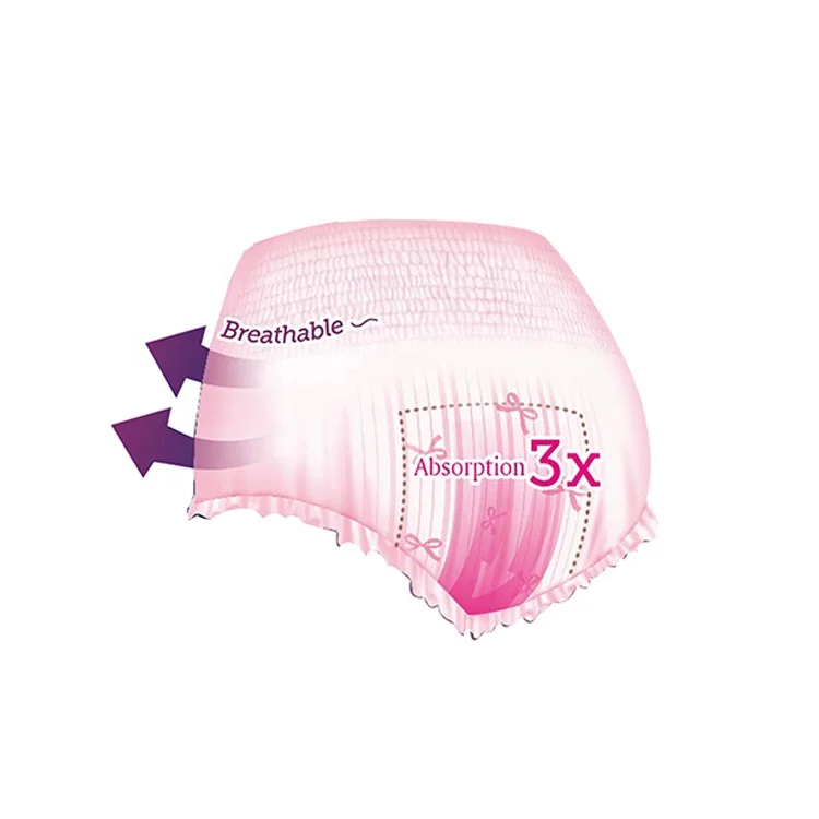 
Sally wholesale women disposable soft extra-long menstrual pants maternity Pads 
