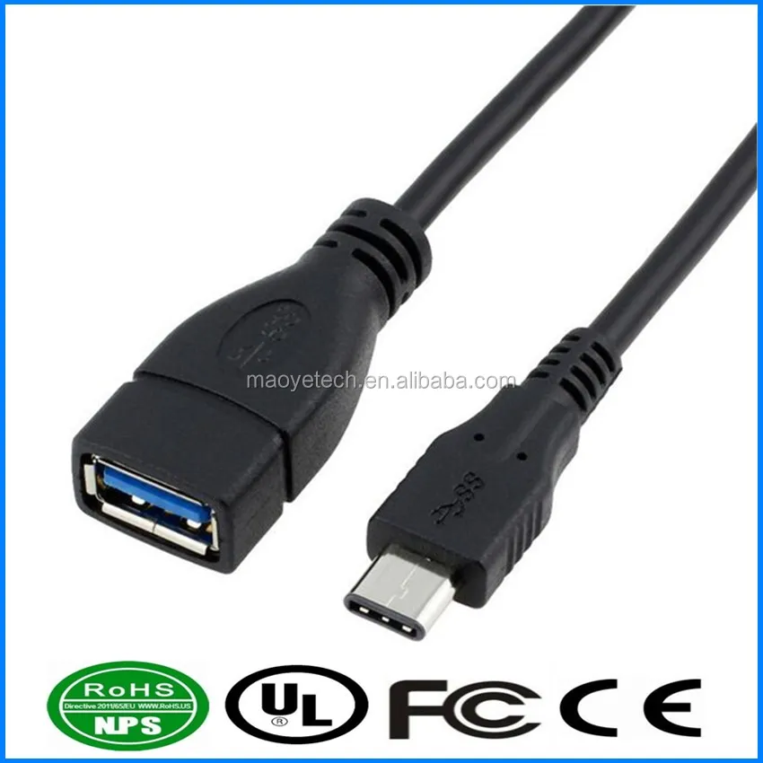 
High Quality USB3.1 Type C Male To USB3.0 Female OTG Extension Cable 