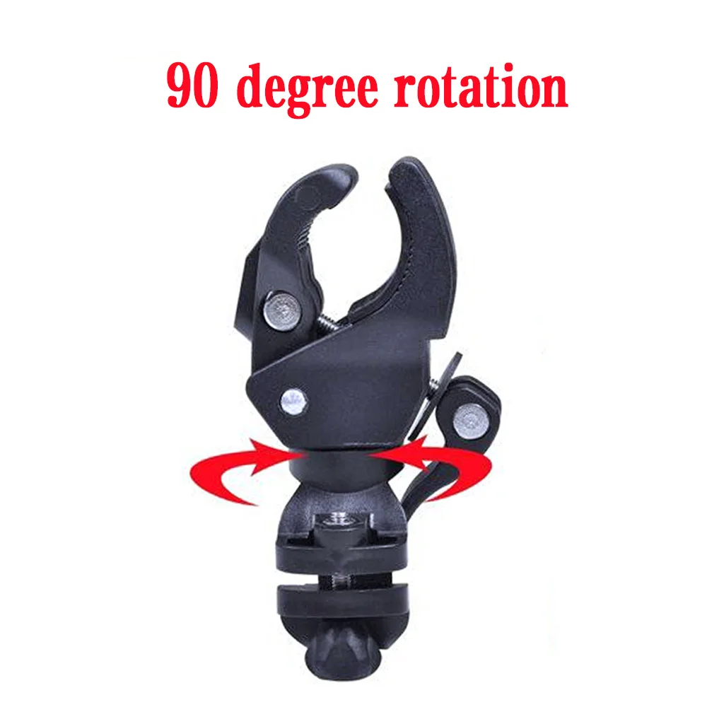 
Wholesale universal bicycle light clip flashlight lamp clip 360 degree rotating flashlight clip equipment bike accessories 