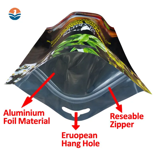 Zick Plastic Food Bags Manufacturer For Packaging With Window Tea Bag Envelope Paper