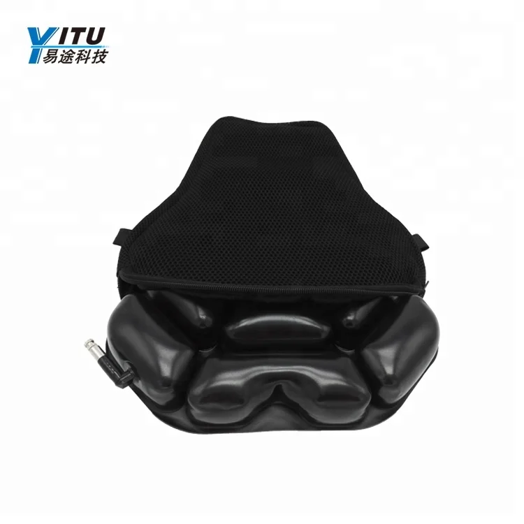 Motorcycle Rear Seat Cushion Backrest Air Pad Passenger Comfort Made of Neoprene