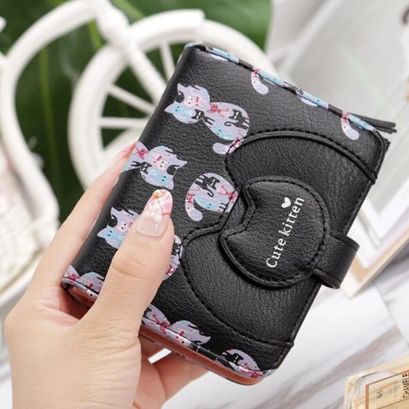 wholesale market in mumbai card holder wallet small cute cat purse for girls