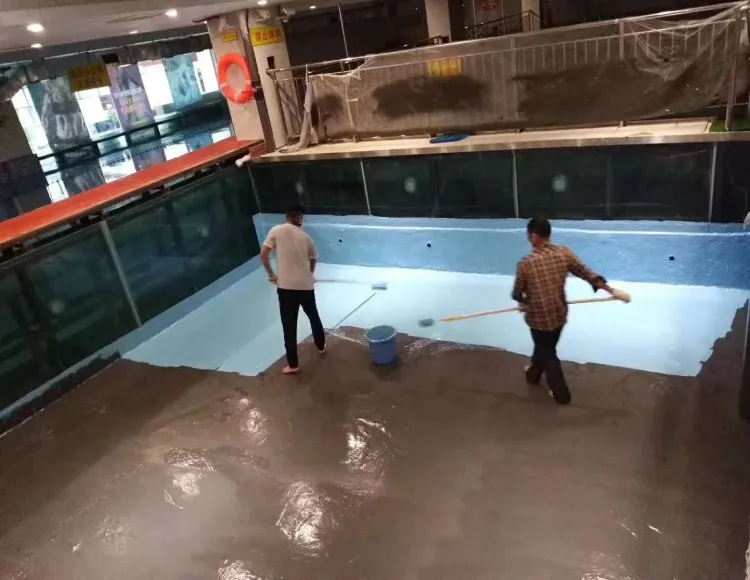 Customized Color Roller Brush Application Polyurea Waterproof Coatings