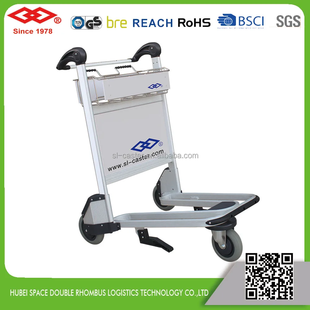 Three Wheel Smooth Airport Hand Trolley