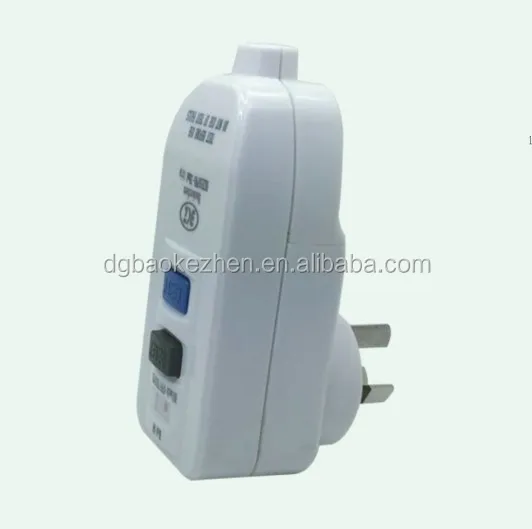 
australia wall socket RCD 30mA RCD rewirable protable RCD 
