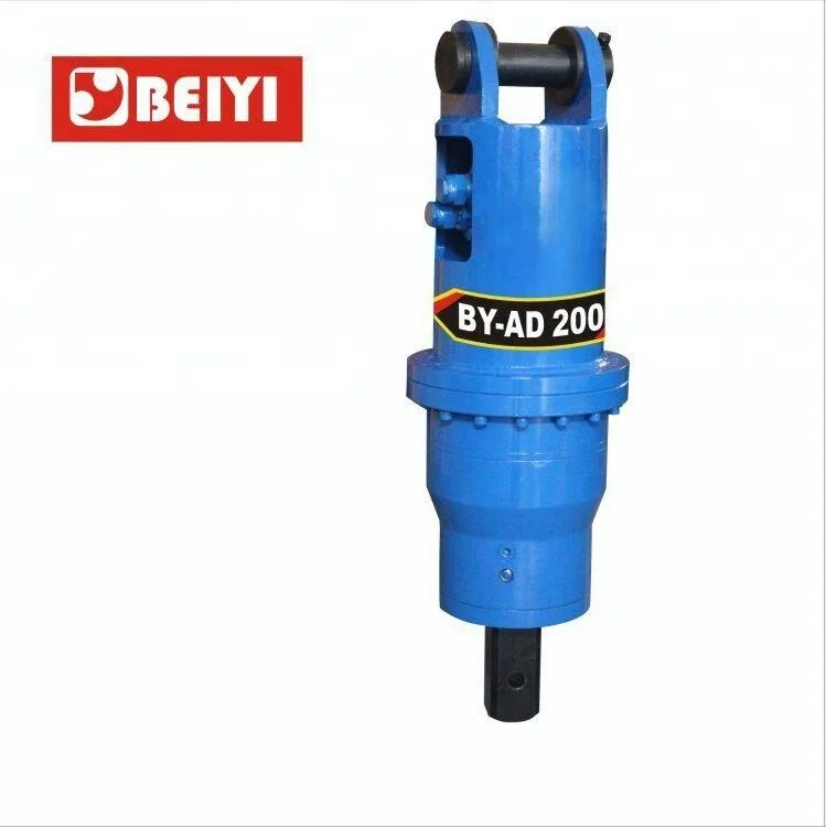 Excavator piling drilling machine helical pile hydraulic auger earth drill for sale auger earth drilling screw pile driver