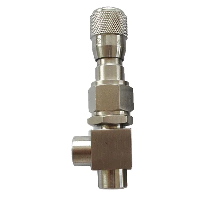 Stainless steel pressure relief valve for compressed natural gas