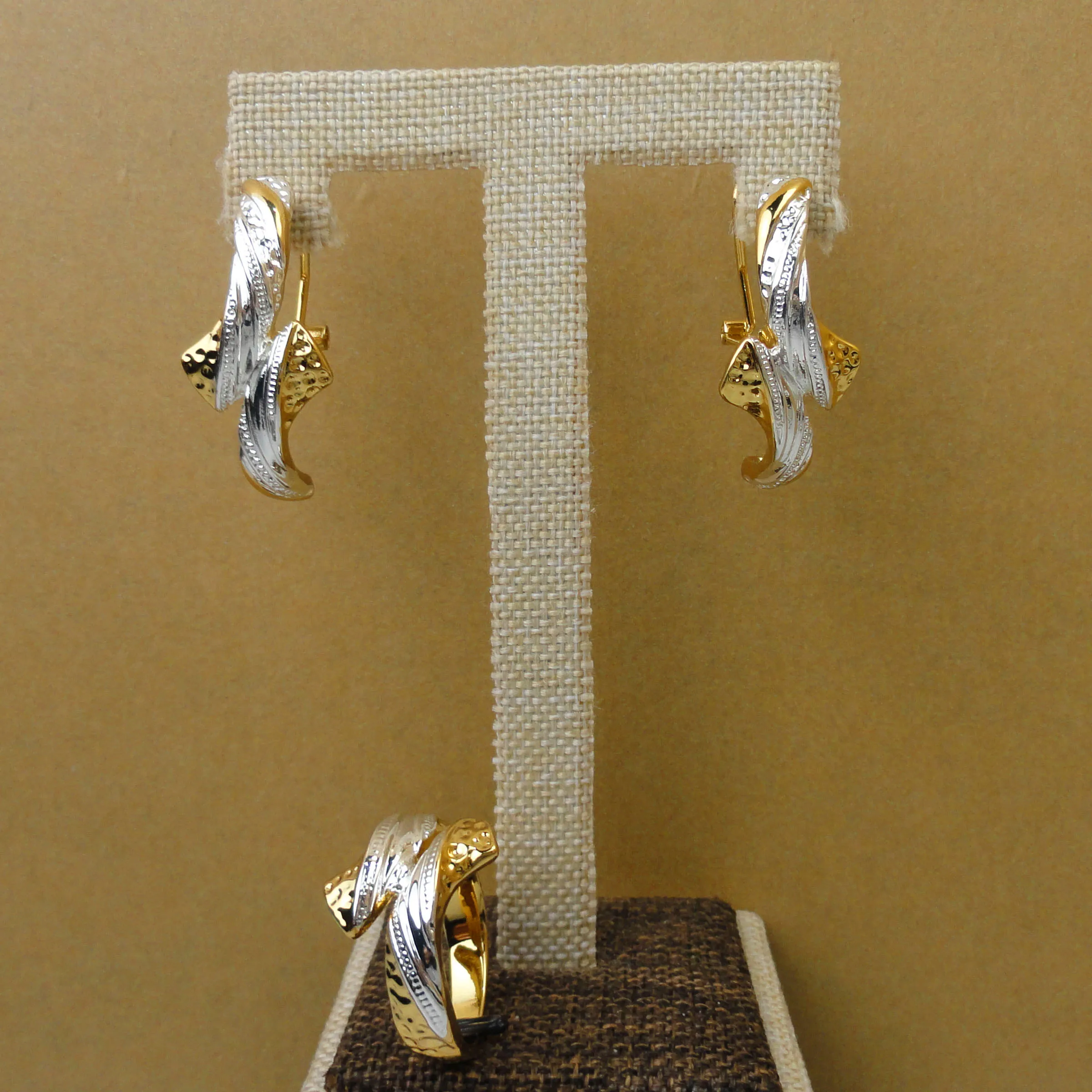 Yuminglai 24k gold dubai jewelry set Dubai Fashion Jewelry Sets for Women Necklace Ring FHK5337