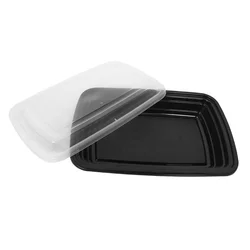 38oz Eco Friendly Disposable Bento Box, Kitchen Meal Prep Food Containers Box*