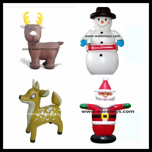 Надувное Рождественское украшение в виде Санта Клауса, снеговика, оленя