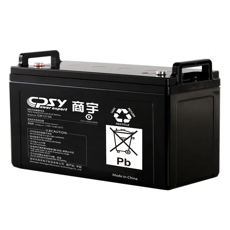 VRLA AGM UPS  battery 12v 120ah deep cycle volta solar recycle batteries